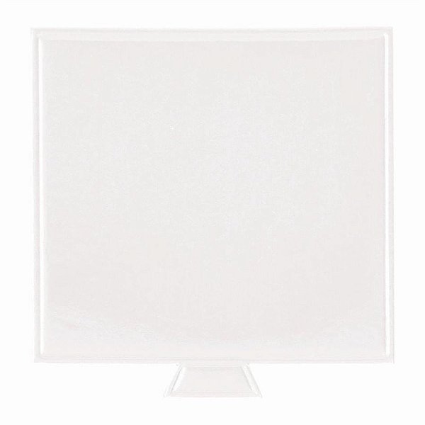 Base Laminada Quadrada Branco Fosco 08x08cm 20 Un