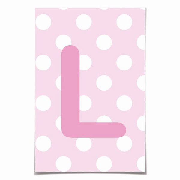 Letra para Personalizar Faixa - Rosa L