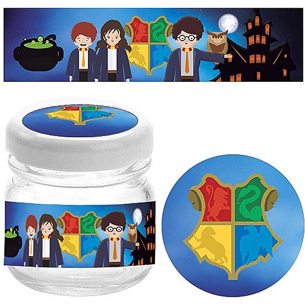 Kit Adesivo Especial para 10 Potinhos - Feiticeiro