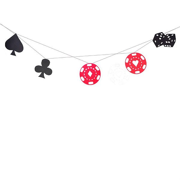 Bandeirola Artesanal Cartonada Cassino - 2.8 Metros