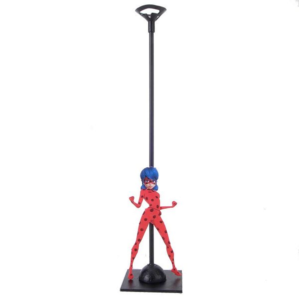 Festa Miraculous LadyBug - Enfeite de Mesa Porta Balão Miraculous Ladybug