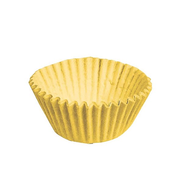 Forminha para Doces nº 2 Liso Amarelo - 100 Un