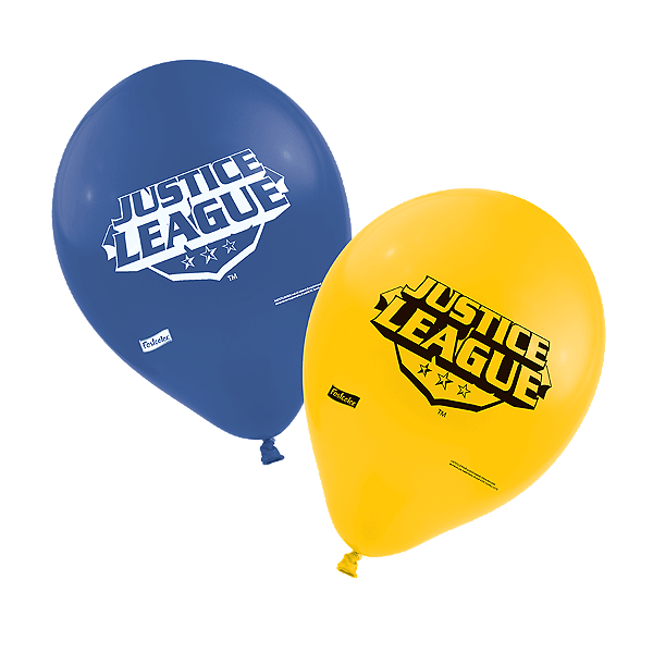 Festa Liga da Justiça - Balão Nova Liga da Justiça - 25 Un