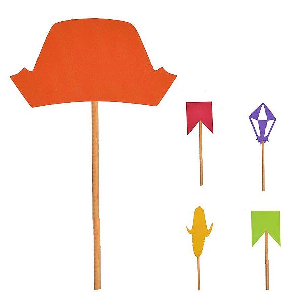 Enfeite Decorativo no Palito Festa Junina M - 05 Un