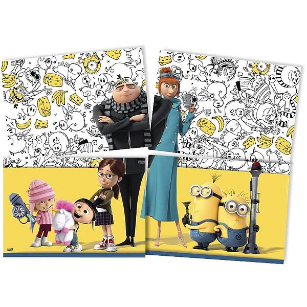 Festa Minions - Painel Gigante Cartonado Meu Malvado Favorito 3