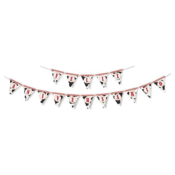 Festa Fazendinha - Faixa Feliz Aniversário