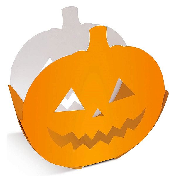 Happy Halloween - Cachepô Abóbora 08 Un