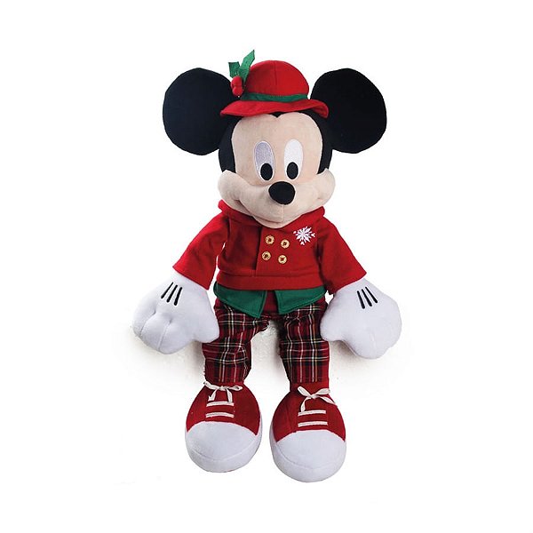 Mickey Roupa Xadrez Vermelho e Verde 45 cm (Disney) - 2 Un
