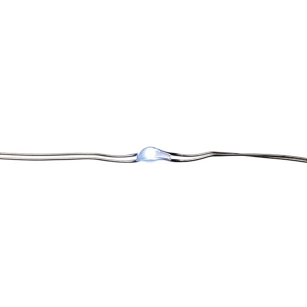 Pisca Pisca com 30 Leds Branco Cordão de Arame 2,94m 2 Pilha