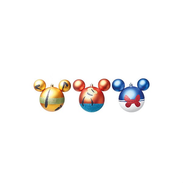 Bola Pluto e Pateta e Margarida Lar e Azul Escuro 6 cm