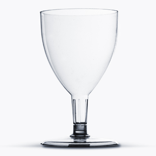 Taça em Acrílico Para Vinho/Drinks/Batidas 170ml Cristal - 05 Un
