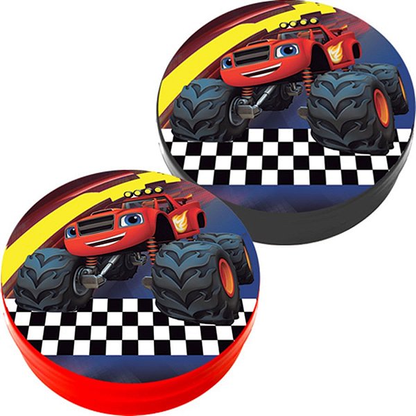 Festa Blaze Monster Machine - Latinha Plástica 5x1 Lembrancinha Blaze