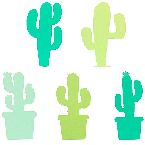 Aplique Artesanal Cactos G - 05 Un