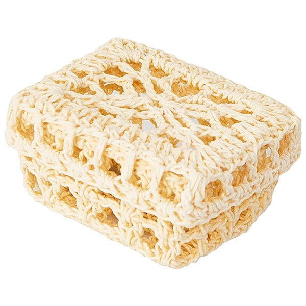 Mini Caixinha Retangular de Crochê para Lembrancinha - Nude