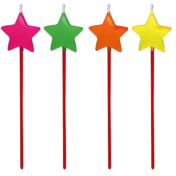Vela Estrela Color - 04 Un