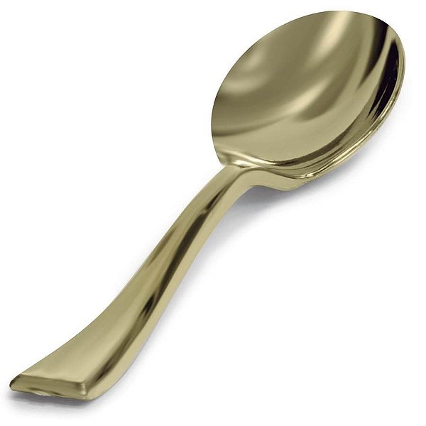 Mini Colher Linha Gold Premium - 20 Un