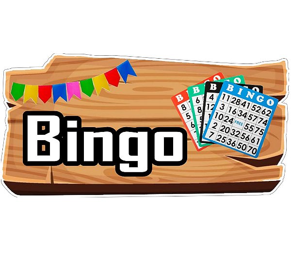 Arraiá Junino - Placa de Sinalização Bingo