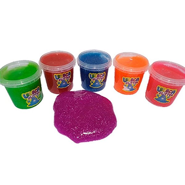 Lembrancinha Infantil - Geléia Amoeba Leleca Glitter 180g