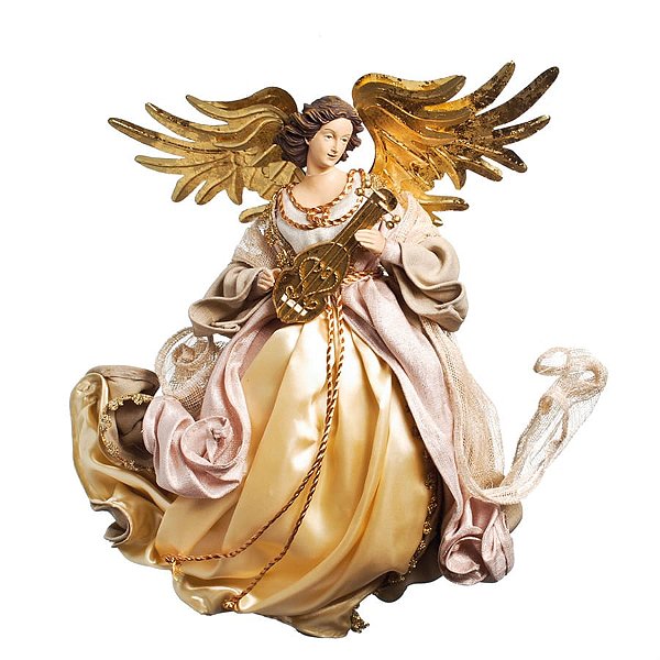 Anjo com Asas Ouro 40 cm