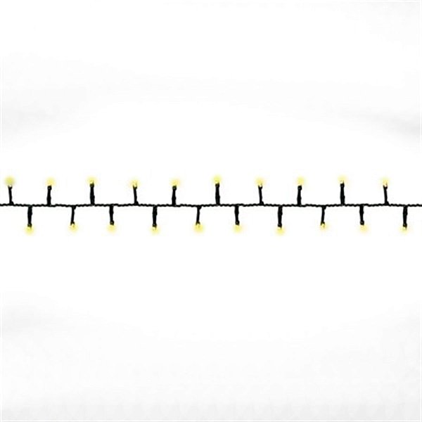 Pisca Pisca com 500 Leds Branco Quente Cordão Verde 10m Bivolt