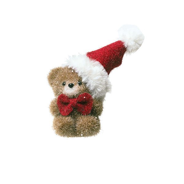 Urso com Gorro e Gravata Marrom e Vermelho (Magic Forest)