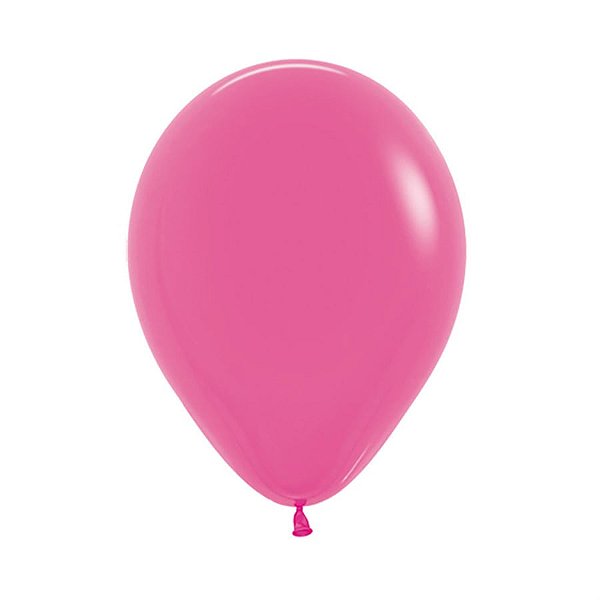 Balão Látex Fashion Fucsia 12" / 30cm - 50 Un