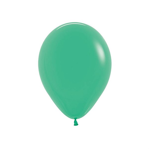 Balão Látex Fashion Verde 12" / 30cm - 50 Un
