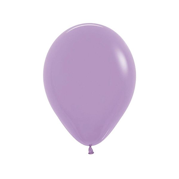 Balão Látex Fashion Lilás 12" / 30cm - 50 Un