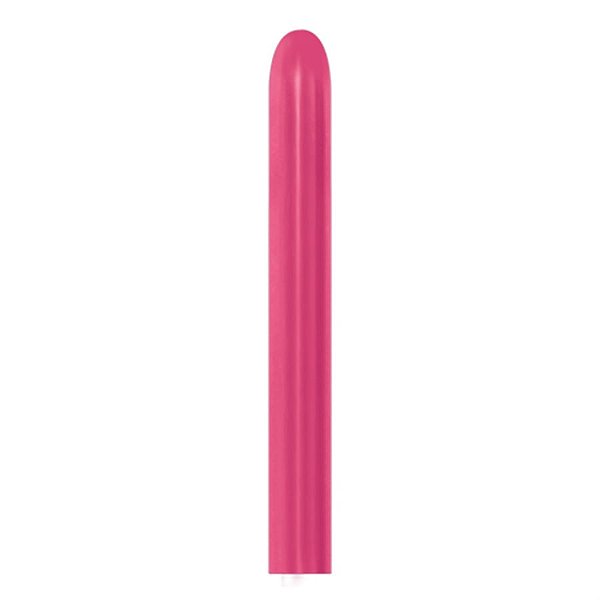 Balão Látex Twist Metal Fucsia 260'' / 5x150cm - 50 Un