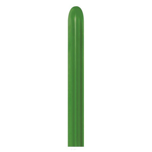 Balão Látex Twist Metal Verde 260'' / 5x150cm - 50 Un