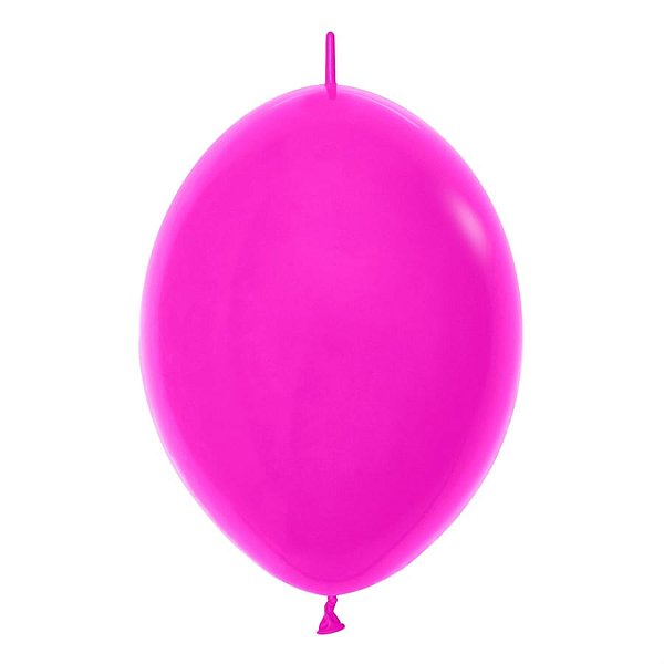 Balão Látex Fashion Fucsia Lol 12'' / 30cm - 50 Un