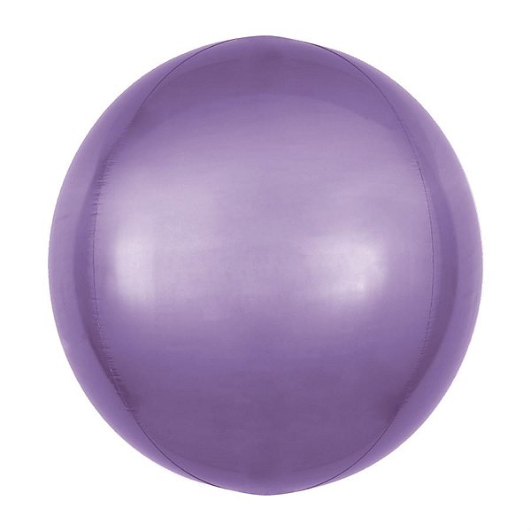 Balão Bolha Metal Roxo 18" / 45cm