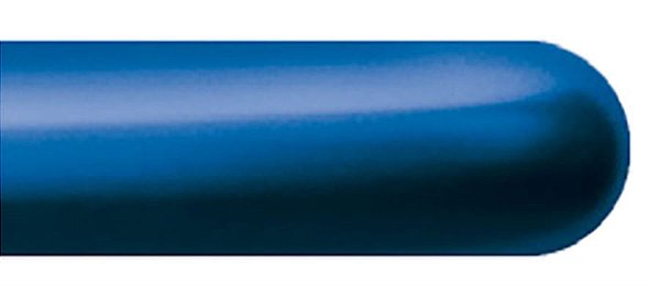 Balão Látex Twist Reflex Azul 260'' / 5x150cm - 50 Un