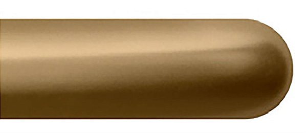 Balão Látex Twist Reflex Dourado 260'' / 5x150cm - 50 Un