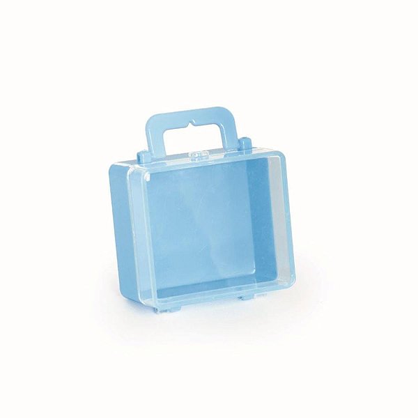 Mini Maletinha Quadrada Azul - 8 Un