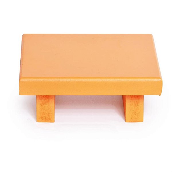 Mini Bandeja Quadrada Laranja 12x12x4,5