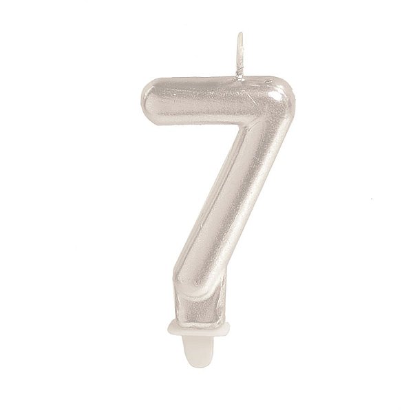 Cromus - Vela n° 7 Perolizada Branca - 1 unidade