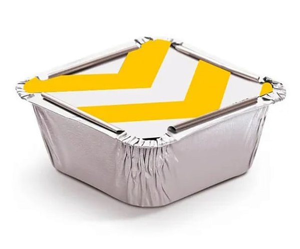 Marmitinha Classica Amarelo 5,5x5,5x3 - 12 Un