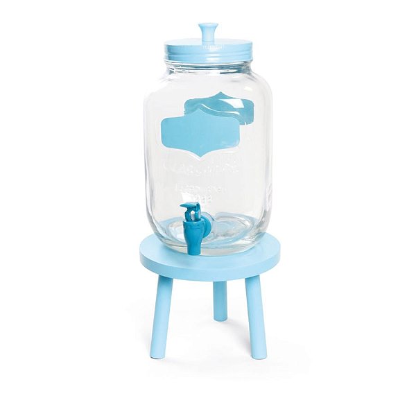 Suqueira com Banquinho Azul - 3,8 Litros