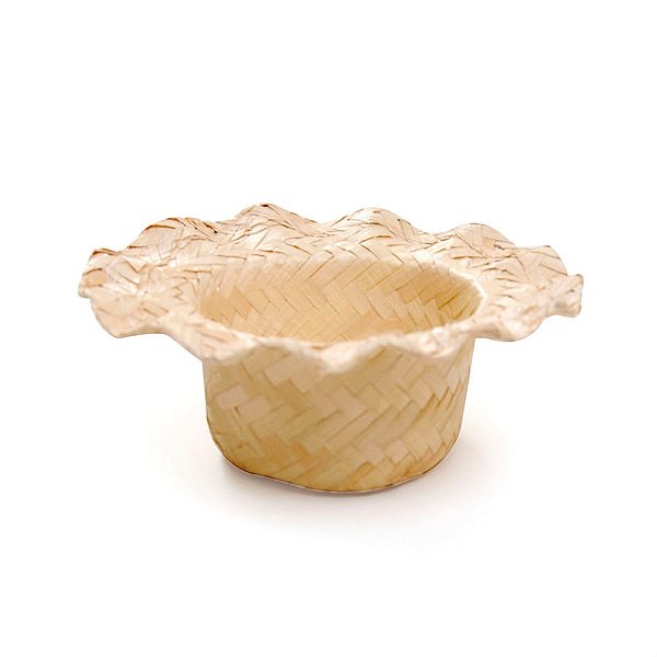 Festa Junina - Cachepot de Palha Juca 12,5x12,5x4cm - 01 Un