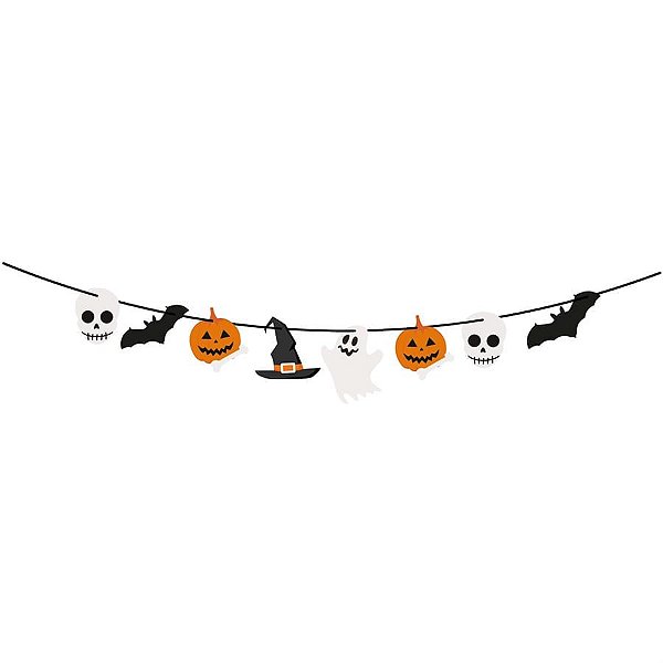 Halloween - Faixa Decorativa Boo