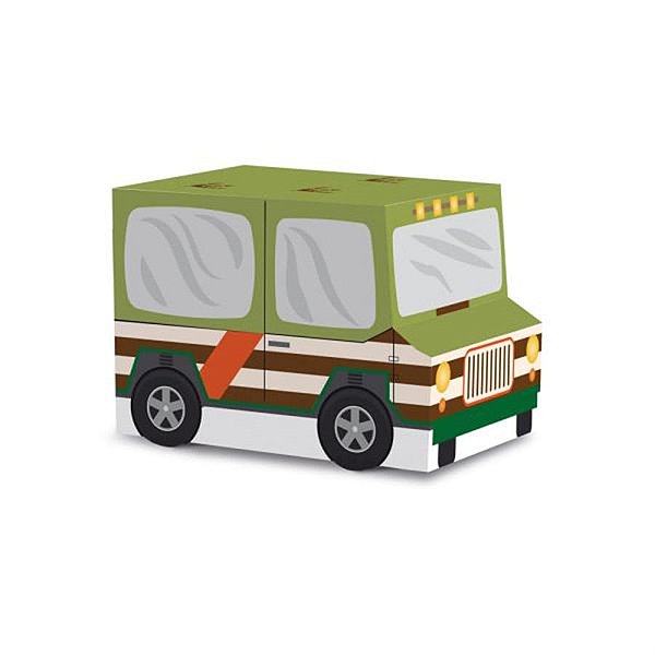 Festa Dinossauros - Caixa Jipe Mundo Dos Dinossauros 13x9x9 - 8 Un