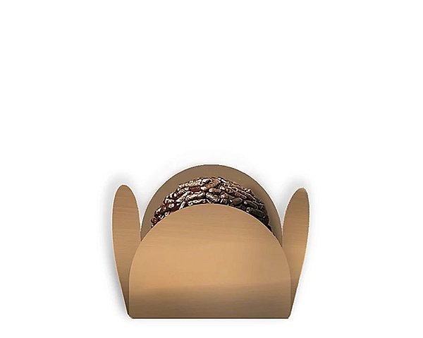 Forminha Para Doces Quadrada nº7 Liso Kraft - 50 Un