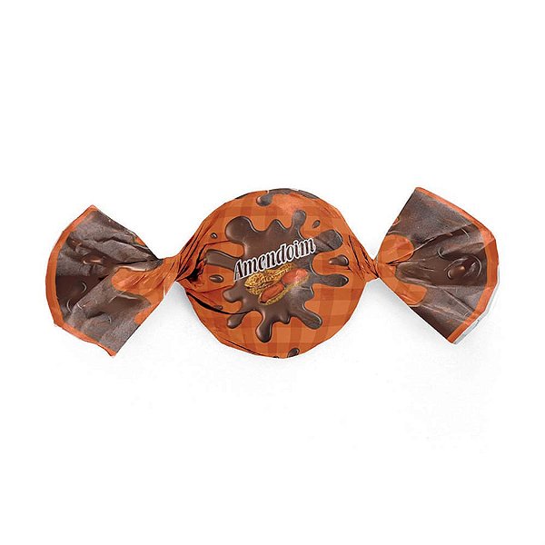 Embalagem Alumínio para Trufa Frutal Amendoim 15X16 - 100 Un