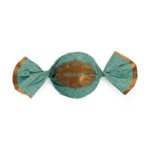 Embalagem Alumínio para Trufa Gostosura Brigadeiro 15X16 - 100 Un