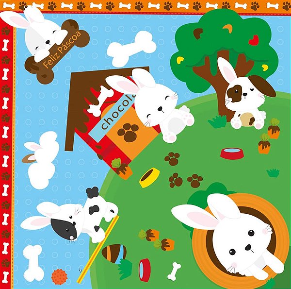 Express Coelho Pet 35X35 - 25 Un