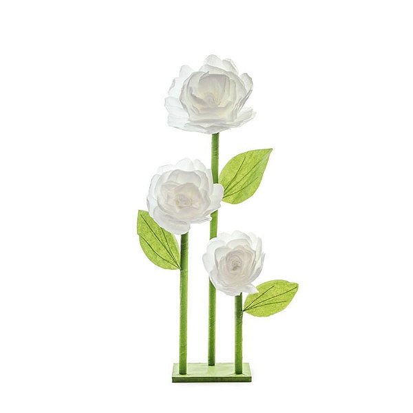3 Flores em Pedestal Brantamanho Grande (Fleur) - 1 Un