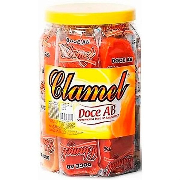 Doce de Abóbora e Batata Embalado Clamel 60g - 20 Un