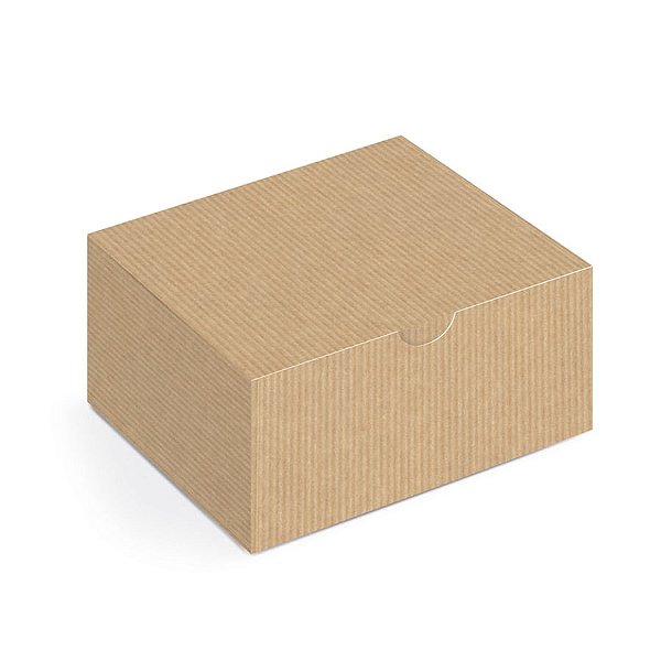 Caixa Bem Casado Kraft 5,5X5,5X3 Pt - 24 Un
