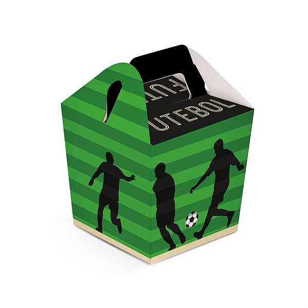 Caixa Sushi Futebol 6,5X6,5X7,5 Pt - 8 Unidades